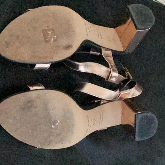 Kate Spade strapy sandals size 7.5. Black and rose gold. - Picture 3 of 7